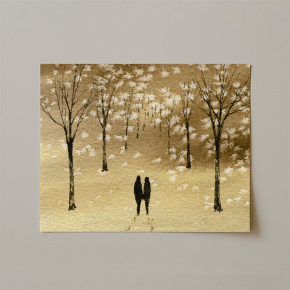 Together in the Midst of Life Watercolor Print-Paintings-nakedpastor