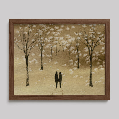 Together in the Midst of Life Watercolor Print-Paintings-nakedpastor
