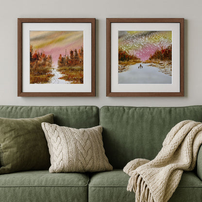 Together in the Quiet Framed Art Print Set-Painting-nakedpastor
