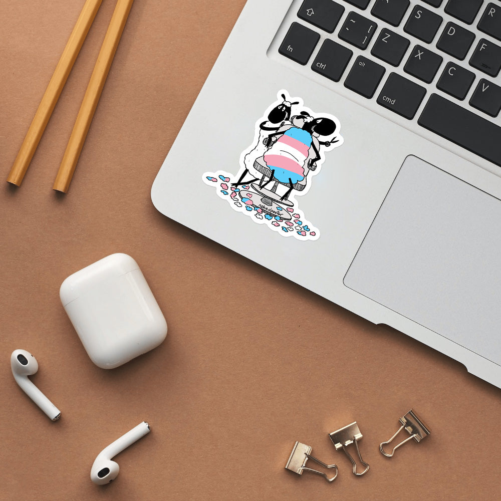 Trans Haircut Sticker-Stickers-nakedpastor
