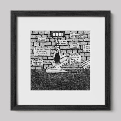 Sophia Trapped Print-Drawings-nakedpastor