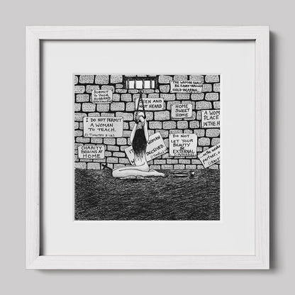 Sophia Trapped Print-Drawings-nakedpastor