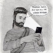 Trending Again Digital Cartoon-Digital Cartoons-nakedpastor