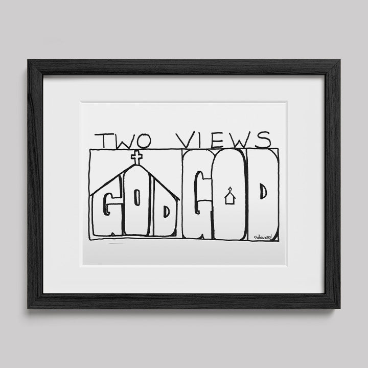 Two Views Print-Cartoons-nakedpastor