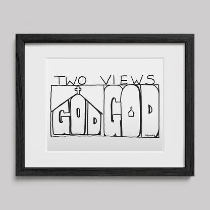 Two Views Print-Cartoons-nakedpastor