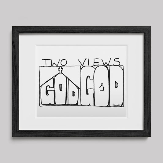 Two Views Print-Cartoons-nakedpastor