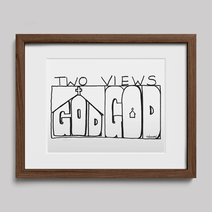 Two Views Print-Cartoons-nakedpastor