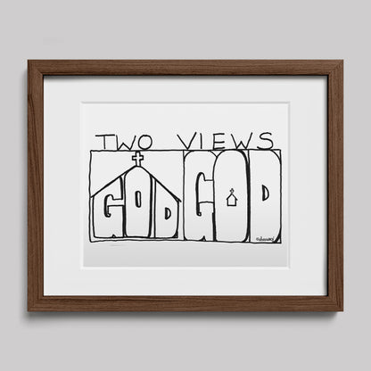Two Views Print-Cartoons-nakedpastor