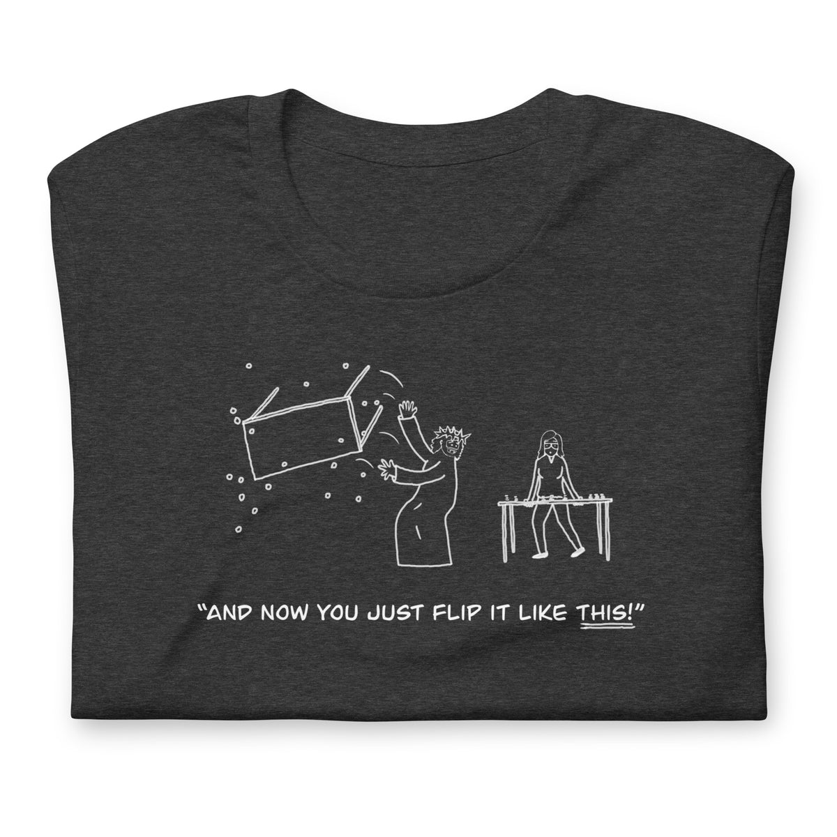 Jesus Flip It Like This T-Shirt - by nakedpastor