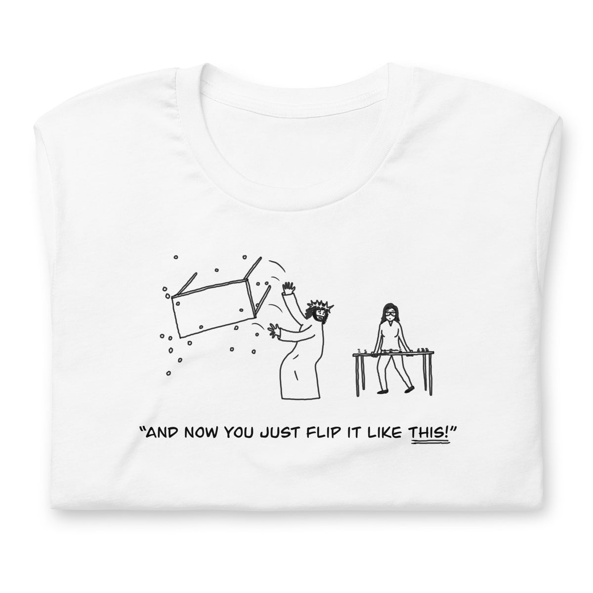 Jesus Flip It Like This T-Shirt - by nakedpastor