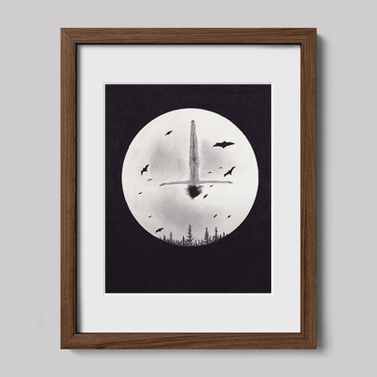 Sophia "Upsidedown" Print-Drawings-nakedpastor