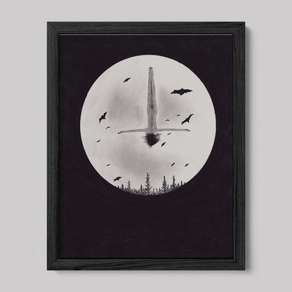 Sophia "Upsidedown" Print-Drawings-nakedpastor