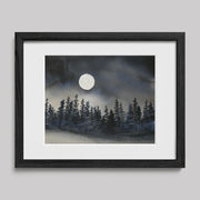 I Can Walk in Darkness Watercolor Print-Paintings-nakedpastor