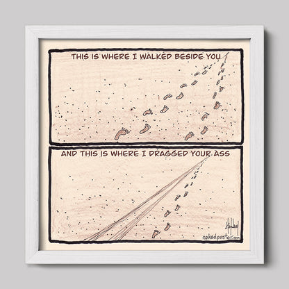 Walk or Be Dragged Print-Cartoons-nakedpastor