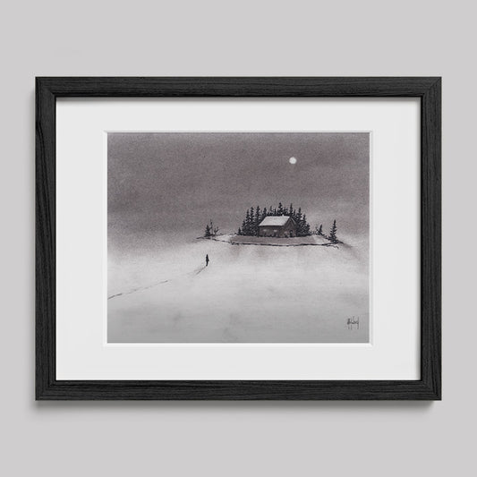 I Just Want to Come Home Charcoal Print-Drawings-nakedpastor