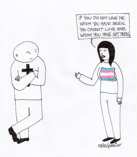 Whom You Have Seen Digital Cartoon-Digital Cartoons-nakedpastor