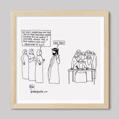Women Disciples Print-Cartoons-nakedpastor