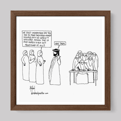 Women Disciples Print-Cartoons-nakedpastor