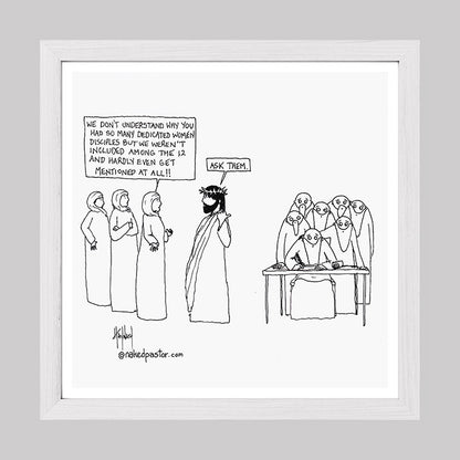 Women Disciples Print-Cartoons-nakedpastor