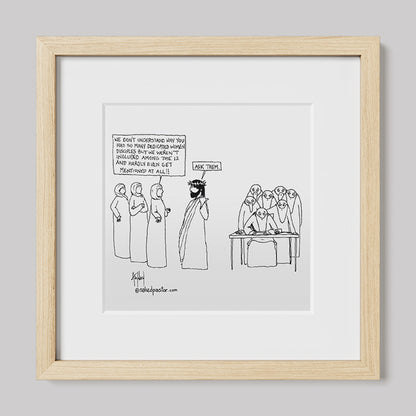 Women Disciples Print-Cartoons-nakedpastor