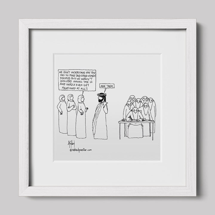 Women Disciples Print-Cartoons-nakedpastor