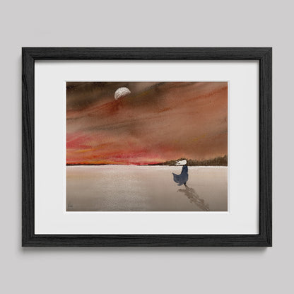 Timber Series You Didn't Think I Would Watercolor Print-Paintings-nakedpastor