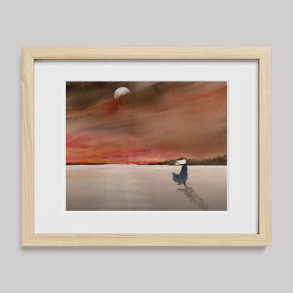 Timber Series You Didn't Think I Would Watercolor Print-Paintings-nakedpastor