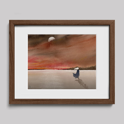 Timber Series You Didn't Think I Would Watercolor Print-Paintings-nakedpastor