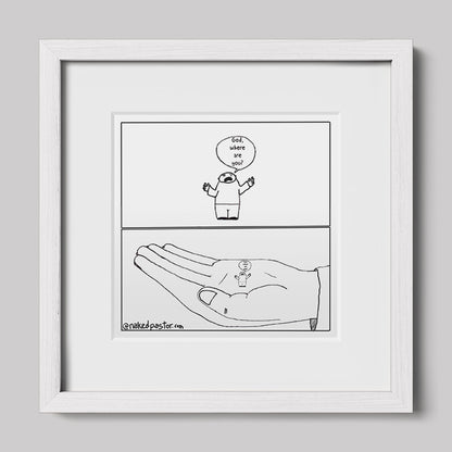 Zoom In Zoom Out Cartoon Print