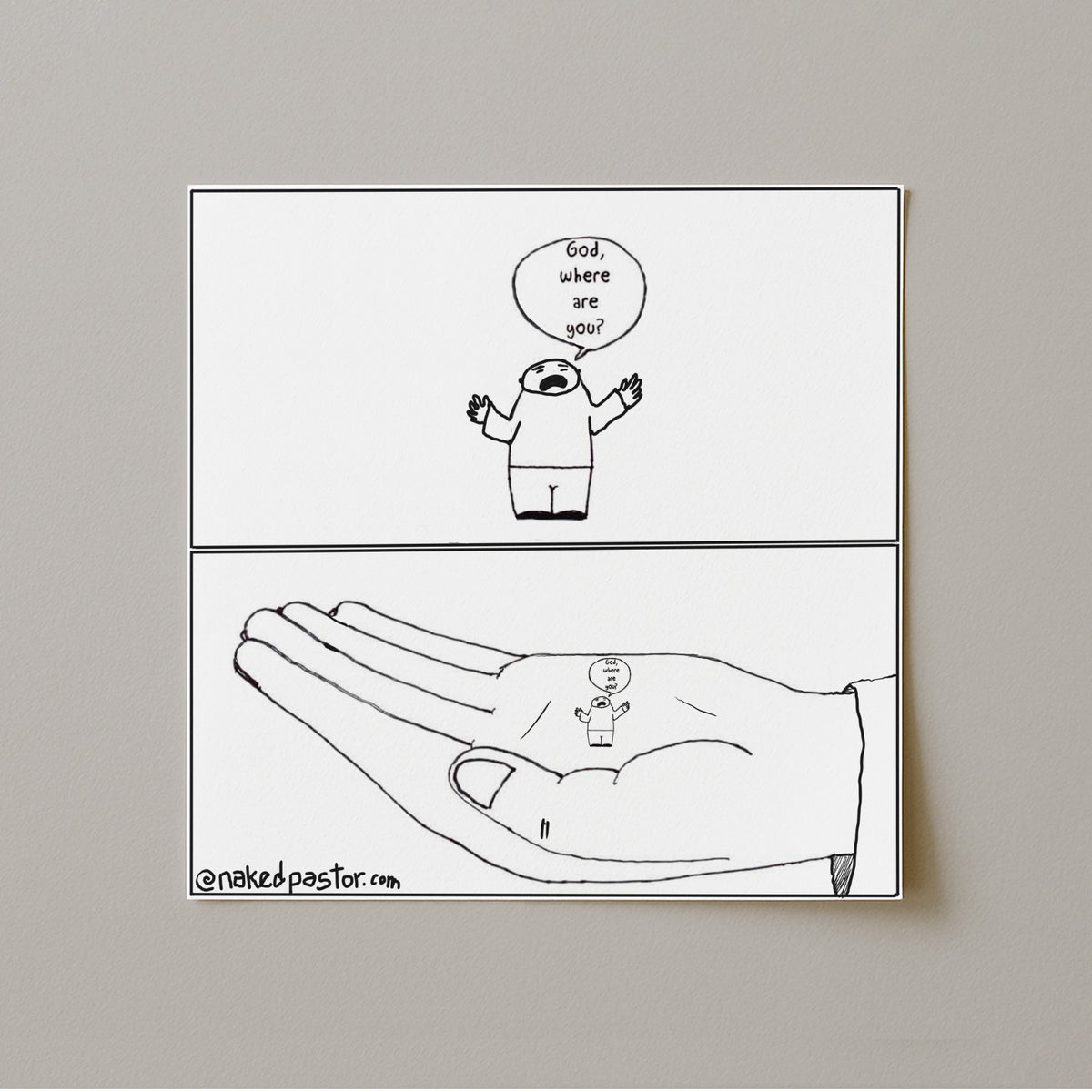 Zoom In Zoom Out Cartoon Print-Cartoons-nakedpastor