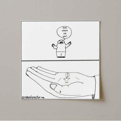 Zoom In Zoom Out Cartoon Print-Cartoons-nakedpastor