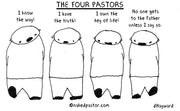 4 Pastors Digital Cartoon - by nakedpastor