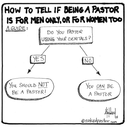 A Guide to Tell If Women Can Be Pastors Digital Cartoon