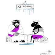 Ace Fishing Digital Cartoon - by nakedpastor