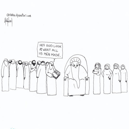All Us Men Made Cartoon Print