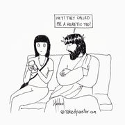 Are You a Heretic Too? Digital Cartoon - by nakedpastor