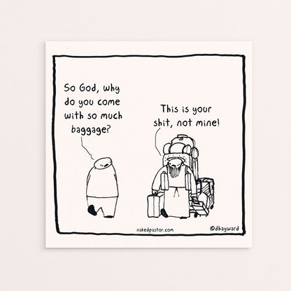 Baggage Cartoon Print
