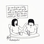 Bullies are not Safe Digital Cartoon - by nakedpastor