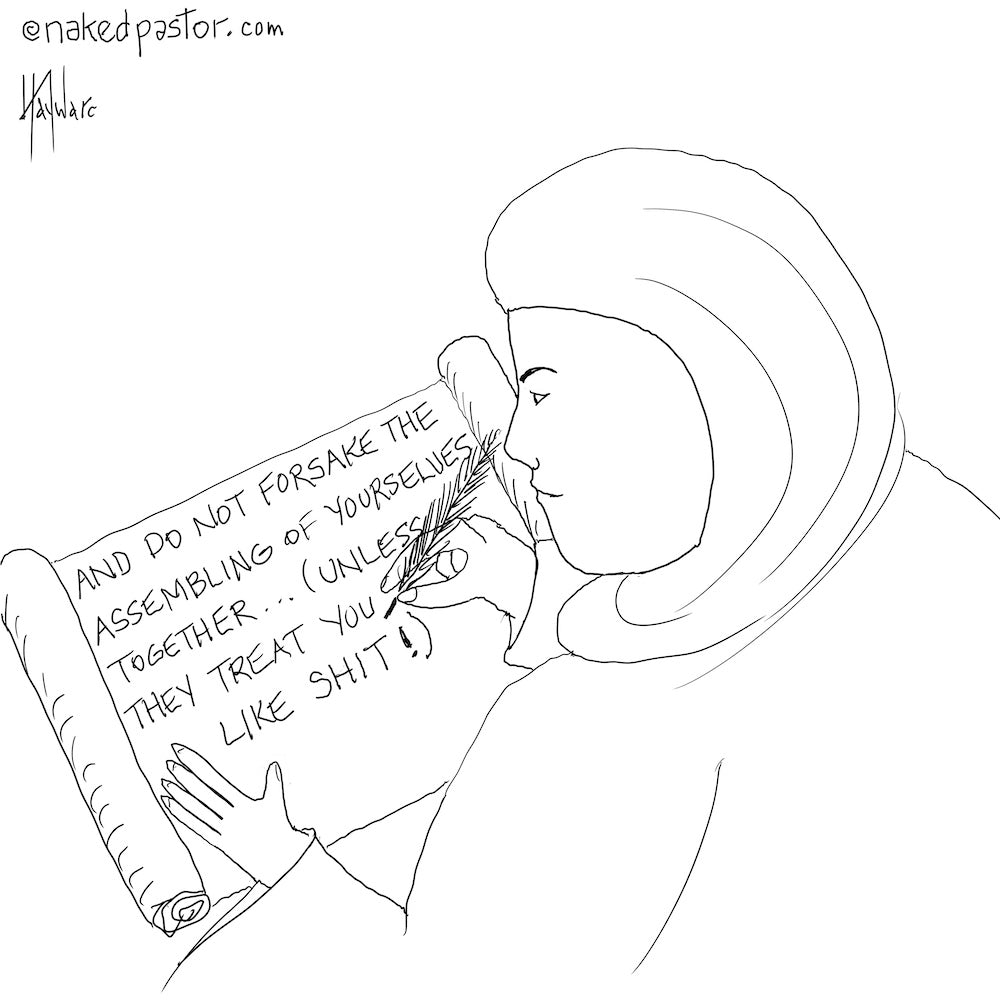 Do Not Forsake the Assembling Digital Cartoon - by nakedpastor