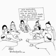 Women's Rights Digital Cartoon - by nakedpastor