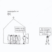 Done with Shame Digital Cartoon - by nakedpastor