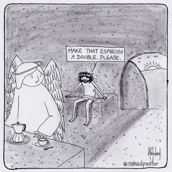 Double Espresso Digital Cartoon - by nakedpastor