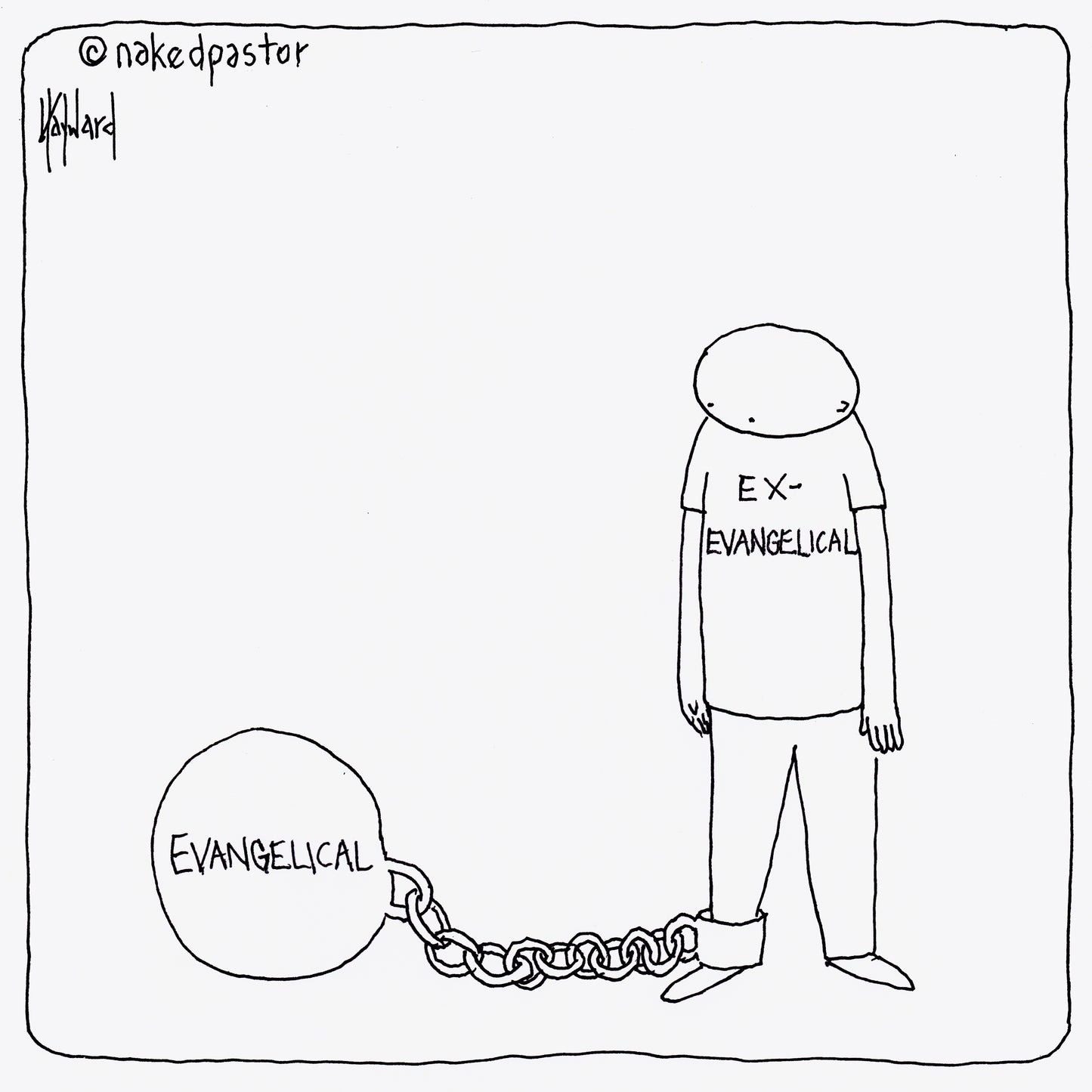 Exvangelical Digital Cartoon