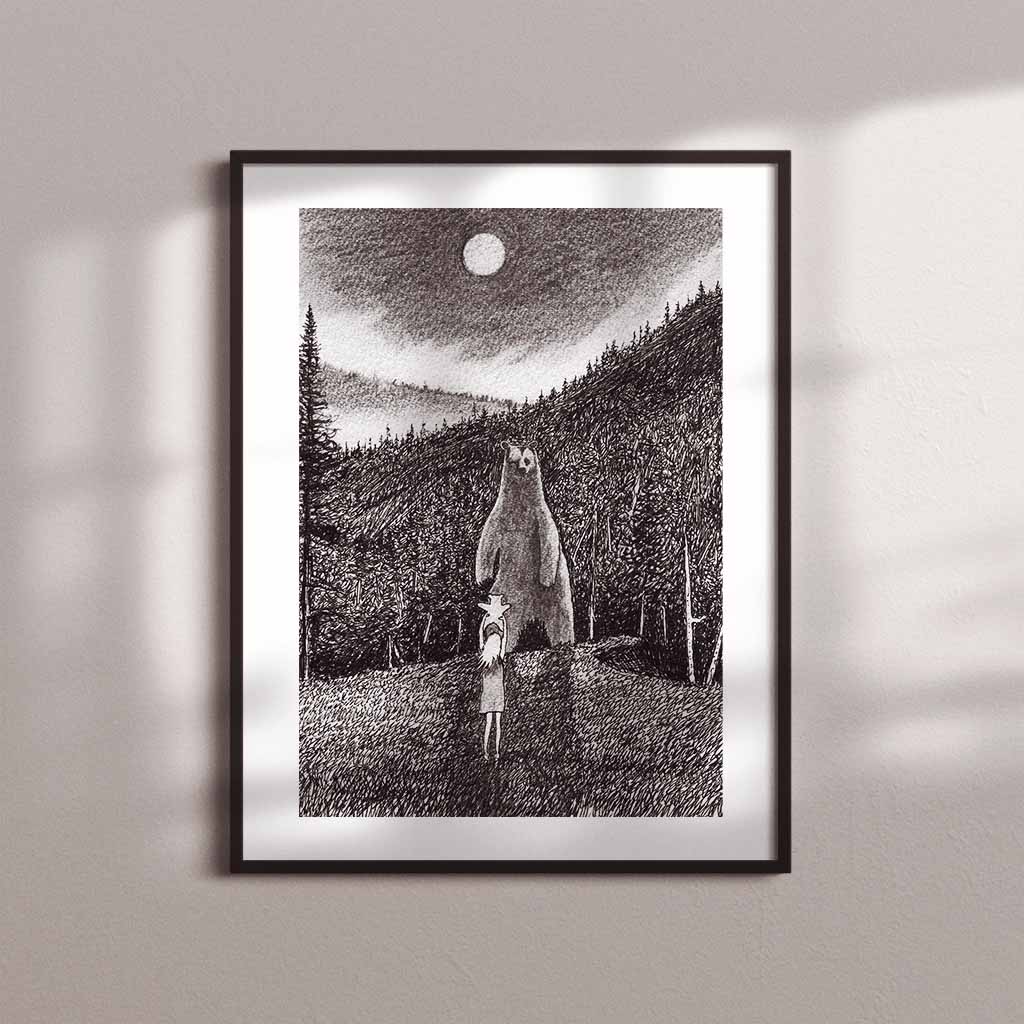 Sophia Fearless Print - by nakedpastor