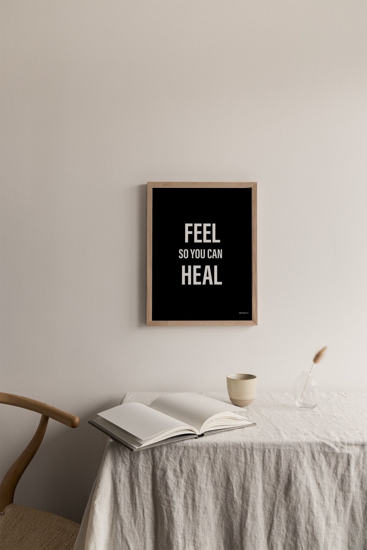 Feel So You Can Heal - Black - by nakedpastor