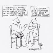 God Loves You Too Much Digital Cartoon - by nakedpastor