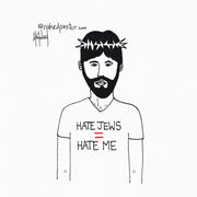 Hate Jews = Hate Me Digital Cartoon - by nakedpastor