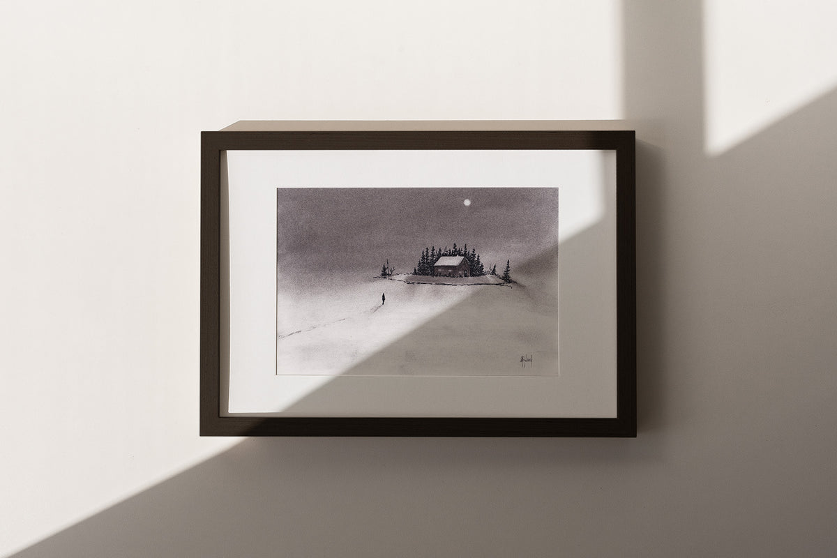 I Just Want to Come Home Charcoal Print - by nakedpastor
