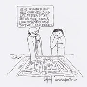 IKEA CHURCH Digital Cartoon - by nakedpastor