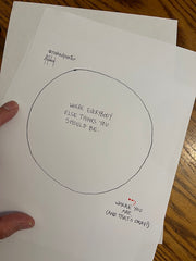 Where You Should Be Original Cartoon Drawing - by nakedpastor